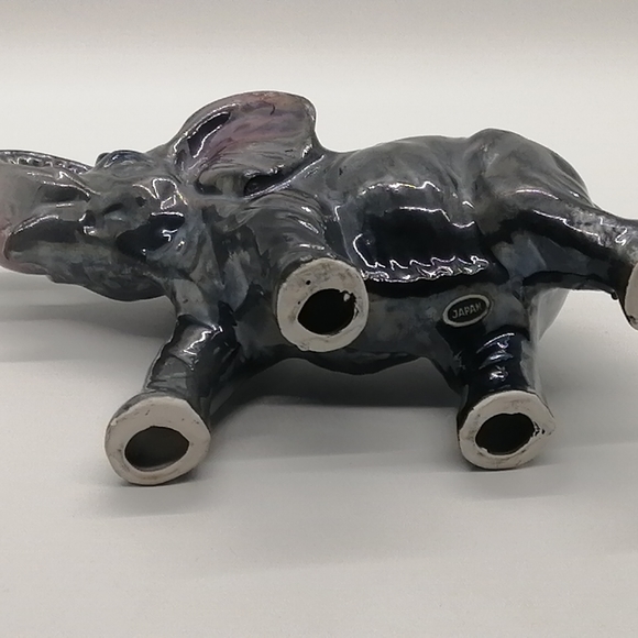 VTG Japan Lusterware Elephant Figurine - Picture 6 of 14